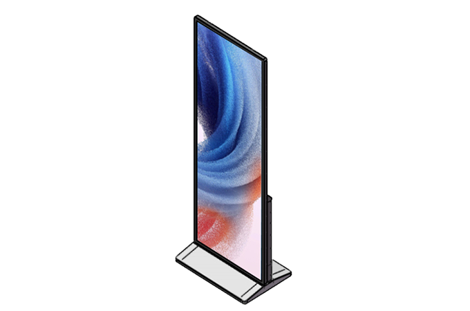 Long Stretched Floor Standing Display